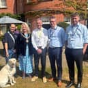 Gary Dunn (West Hall General Deputy Manager) Mark Wren (Anchor Service Manager) Hamish Macdonald (Community Engagement Manager at Home Instead) Cllr Amanda Boote (Mayor of Woking) Georgie Adams (From Jackson to The Rescue).