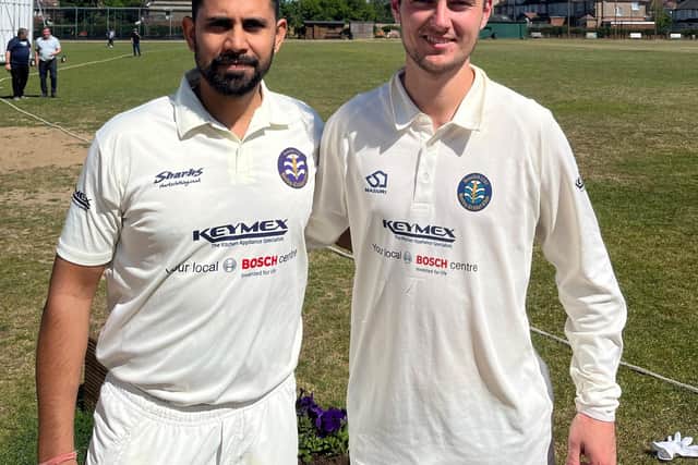 CP Singh (left) and Regan Derham