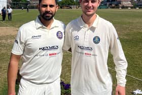 CP Singh (left) and Regan Derham