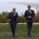 Prince Harry is returning to the UK to visit his father after he revealed his cancer diagnosis. (Photo by Niall Carson-Pool/Getty Images)