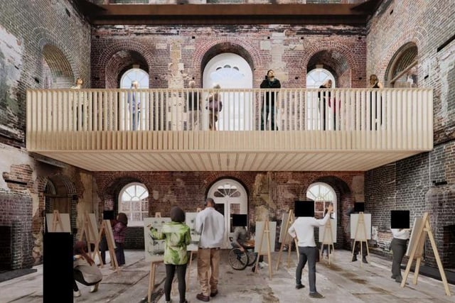 Visitors can engage in cultural activities and workshops in the palladio space