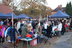 The Christmas fair at Highfield and Brookham raised £2,400 for charity. Picture: submitted