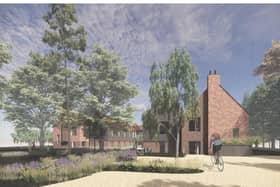CHD Living's plans for a new care home in Deepcut (image SHBC planning committee)