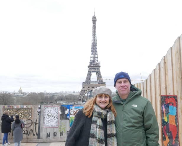 Wife Phillipa and John Starns