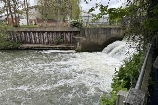 Esher Mill Road overflow sewage site (image Chris Caulfield)