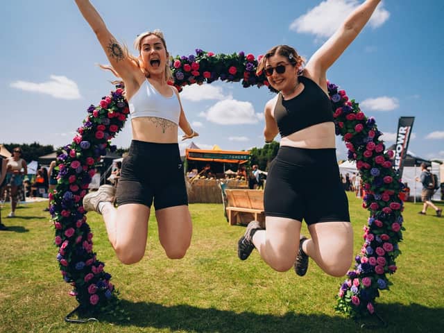 Festival goers at Wellnergy Festival, powered by YuLife