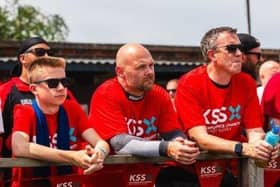Young racing driver Thomas Merritt joined KSS crew members for the event