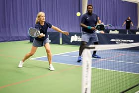 PICK OF THE BUNCH - Sally Grace and Andre Strachan who are bringing pickleball to Farnham