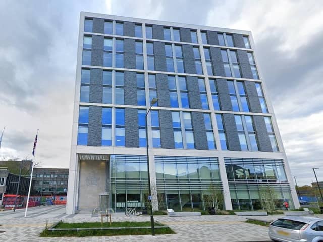Crawley Town Hall. Image: GoogleMaps