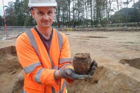 Iron Age vessel recovered from settlement site. Pictures contributed