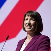Chancellor of the Exchequer Rachel Reeves delivers her speech at the Labour Party Conference.